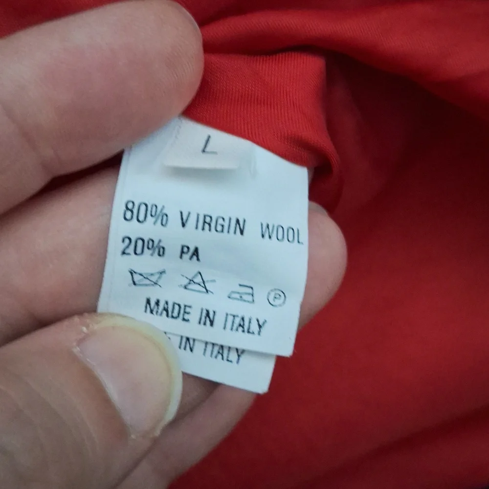 Valentina Made In Italy Red Blazer - Picture 4 of 6